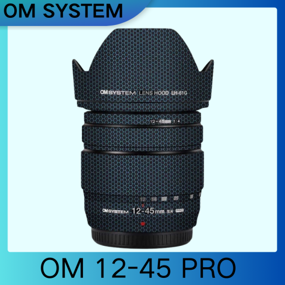 Lentes Olympus OM12-45 PRO - Pele câmera, adesivo câmera - com alta resistência a arranhões, à prova d'água e com design elegante.